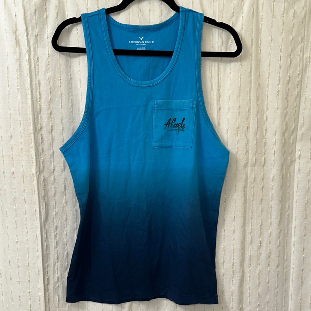 American Eagle Vibrant Blue Tank Top